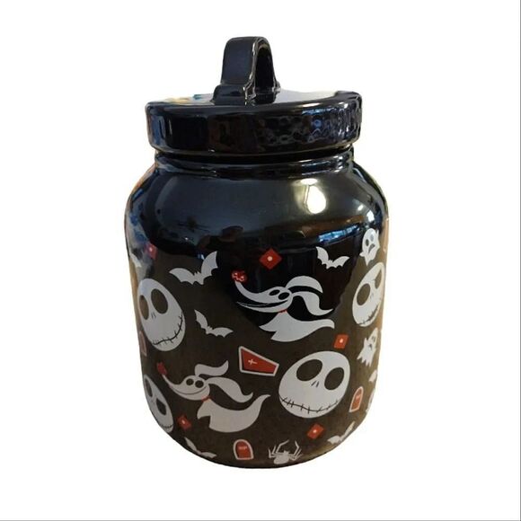 The Nightmare Before Christmas 9" Jack Zero Ceramic Food Canister with Lid NWT - Picture 7 of 16